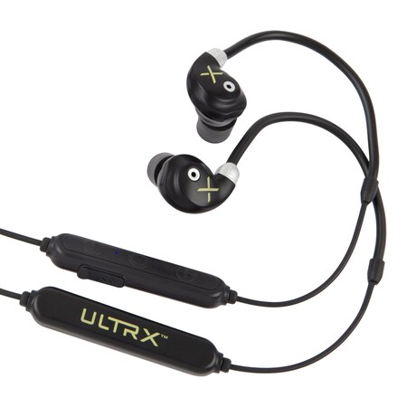 Ultrx Bionic Fuse Bluetooth Around the Neck Earbuds, Black 4159